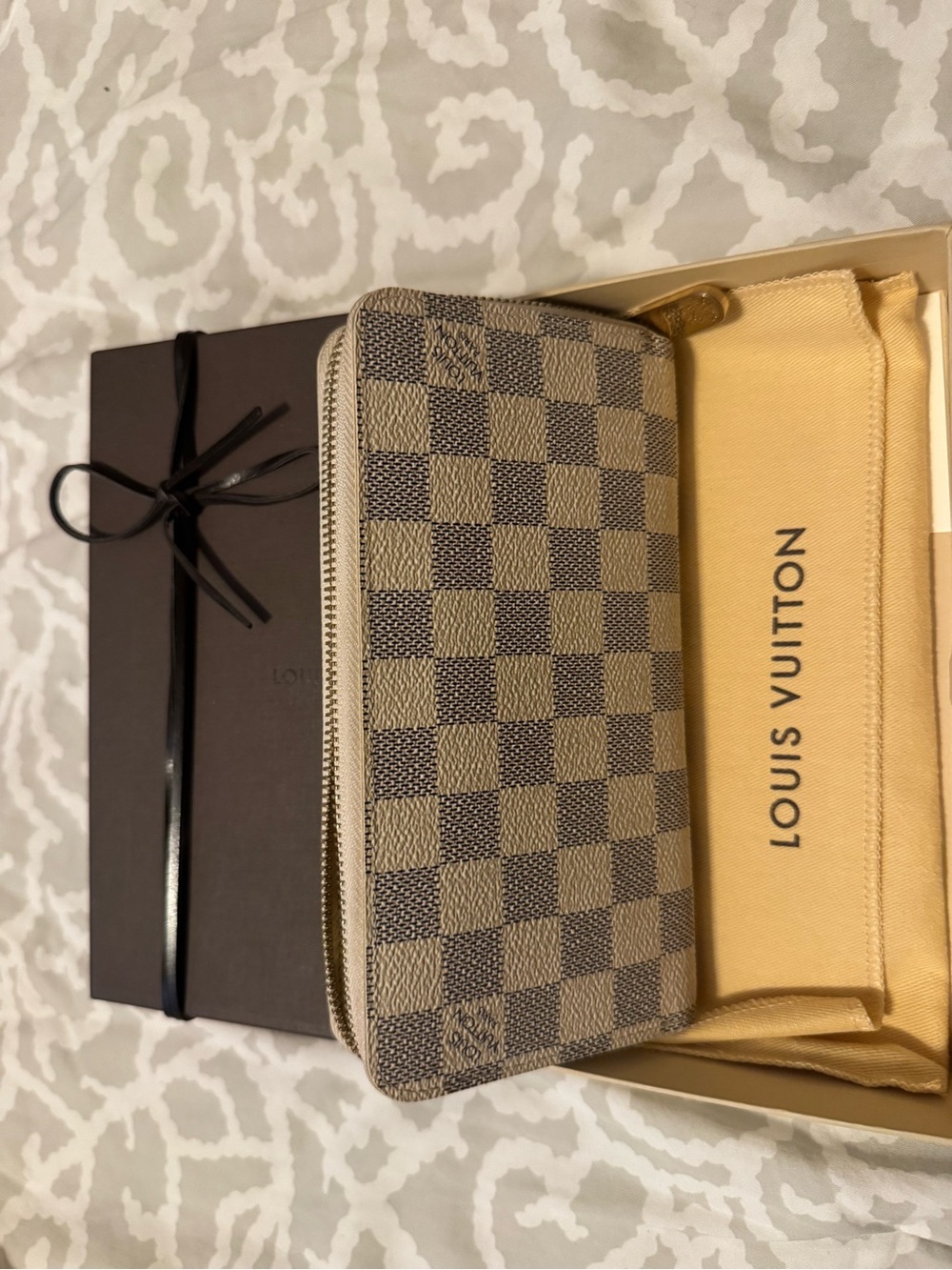 Louis Vuitton Damier Azur Zip Wallet